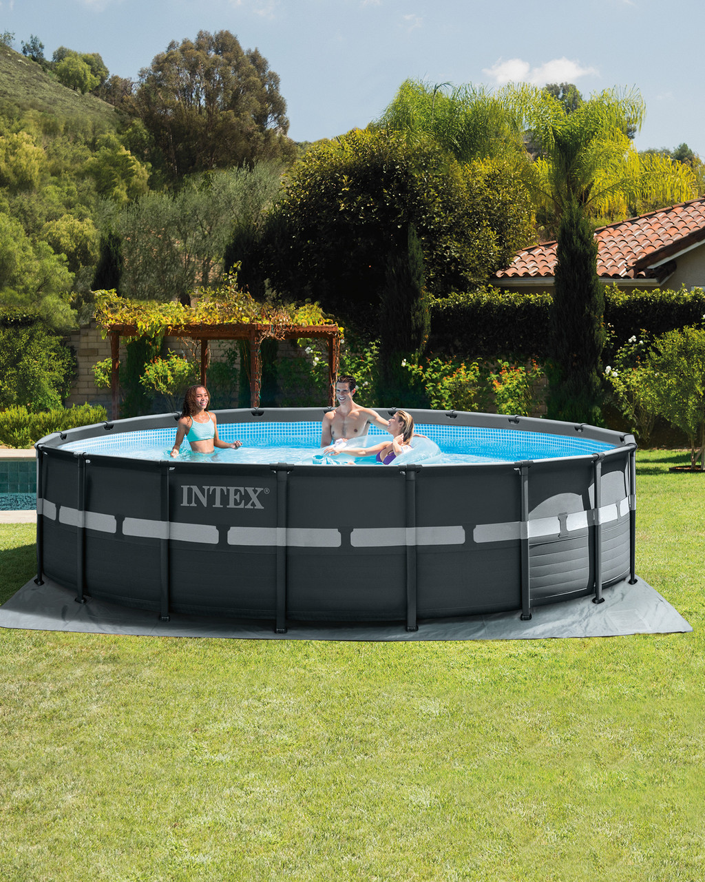 Intex above-ground pool — we do not fill these